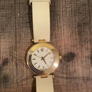 Cream and gold Tory Burch watch